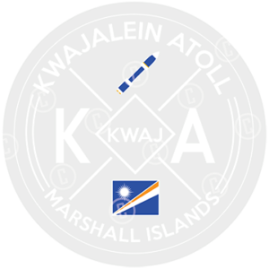 KWAJ Round Clear Sticker